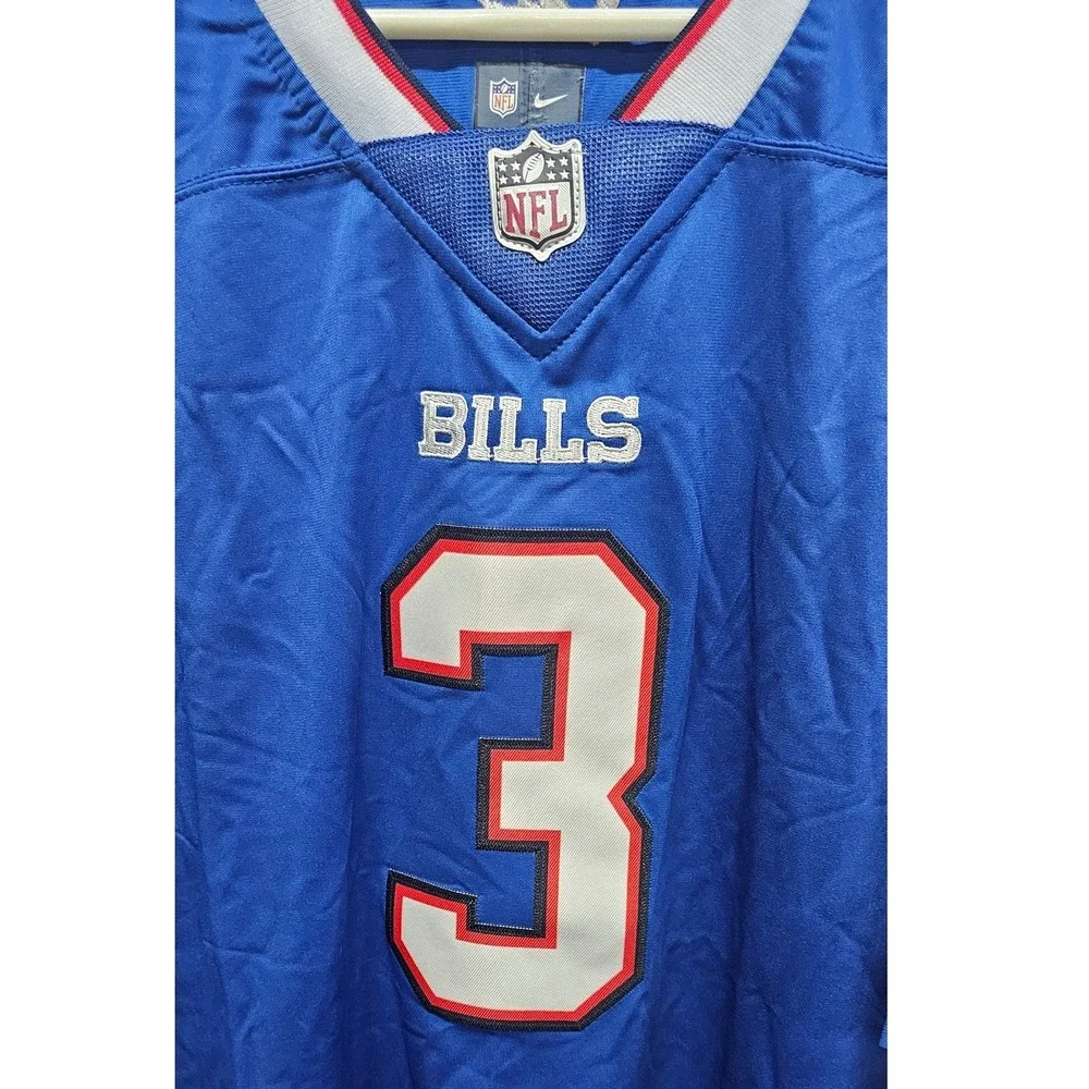 Nike Buffalo Bills Damar Hamlin 3 Jersey Royal Blue Mens XL NFL On Field New